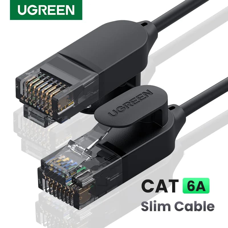 Cablu Ethernet Cat 6a, Patch Cord rețea 10Gbps