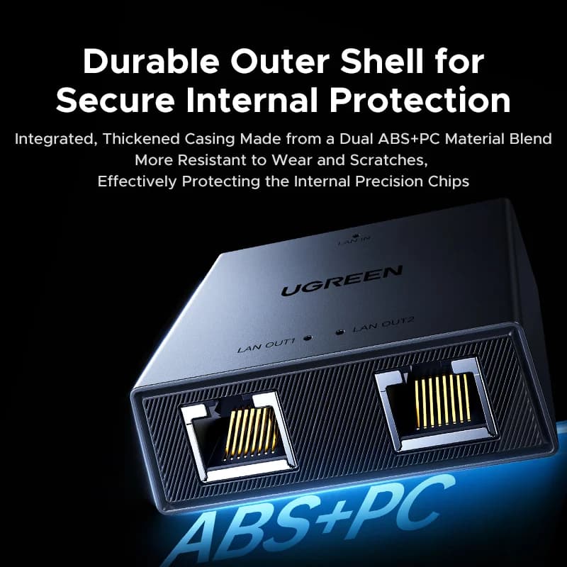 Splitter de rețea Ethernet RJ45 1-to-2