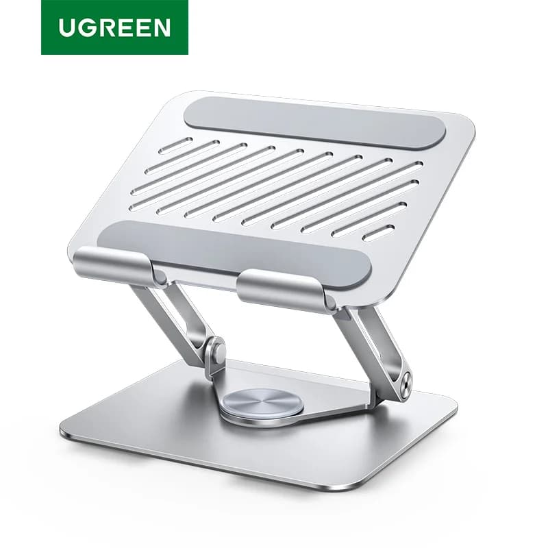 Stand rotativ 360° din aluminiu pentru tabletă și telefon
