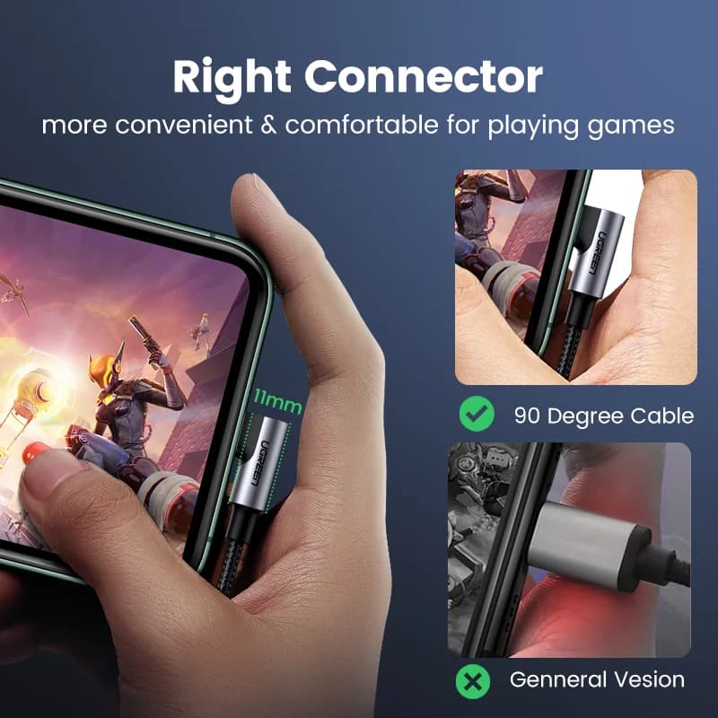 Cablu USB-C la Lightning MFi, PD 20W