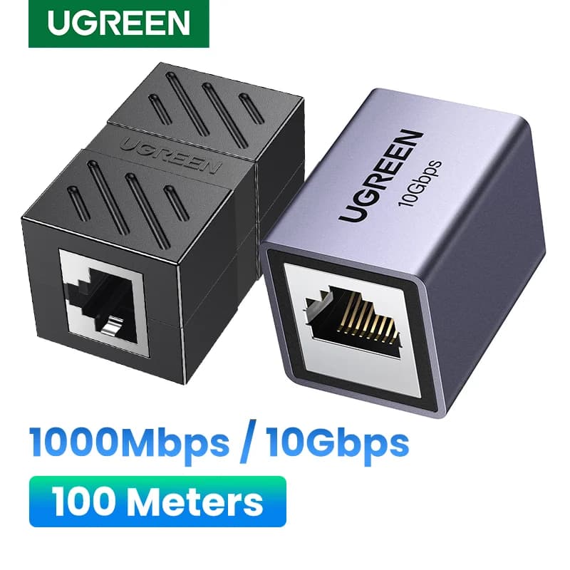 Adaptor cuplaj RJ45 Ethernet femelă-femelă
