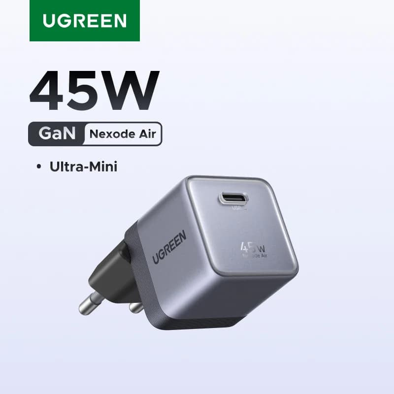 Încărcător USB-C GaN 45W, încărcare rapidă compactă