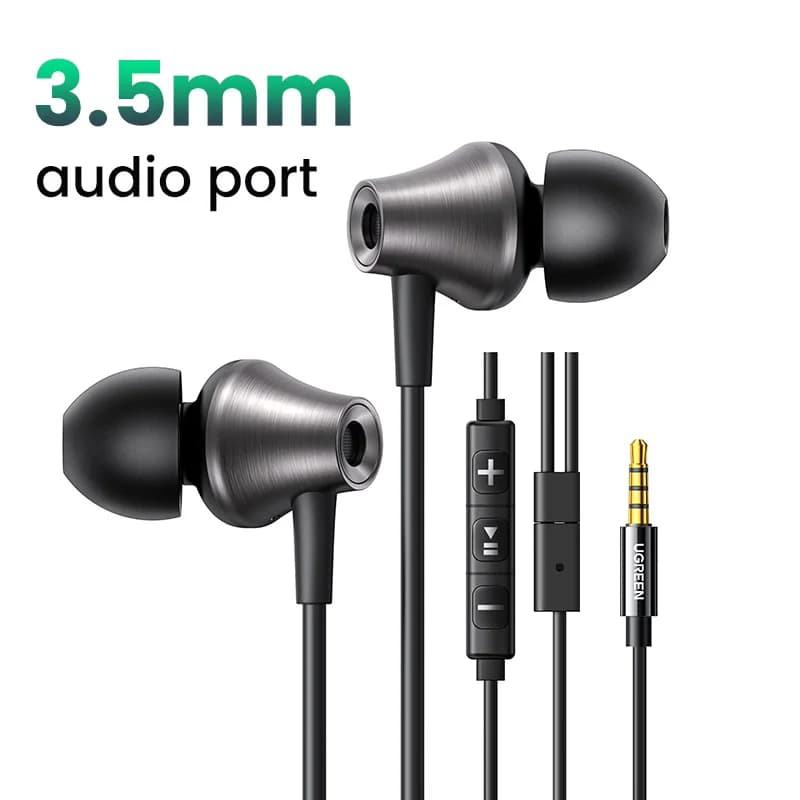Căști in-ear cu fir USB-C și jack 3.5mm cu microfon