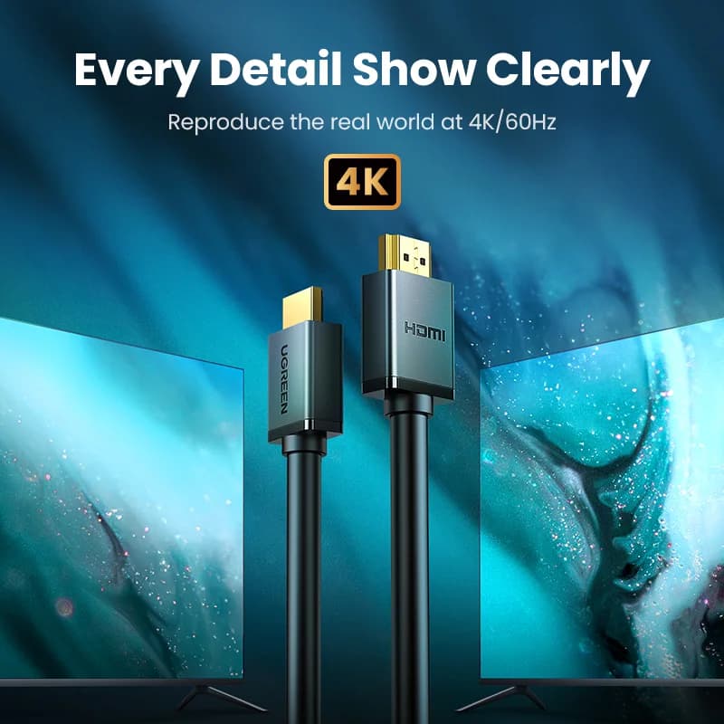 Cablu HDMI High Speed, 4K 60Hz, Contacte Aurite