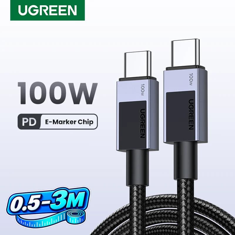 Cablu USB-C la USB-C, 100W PD, 5A