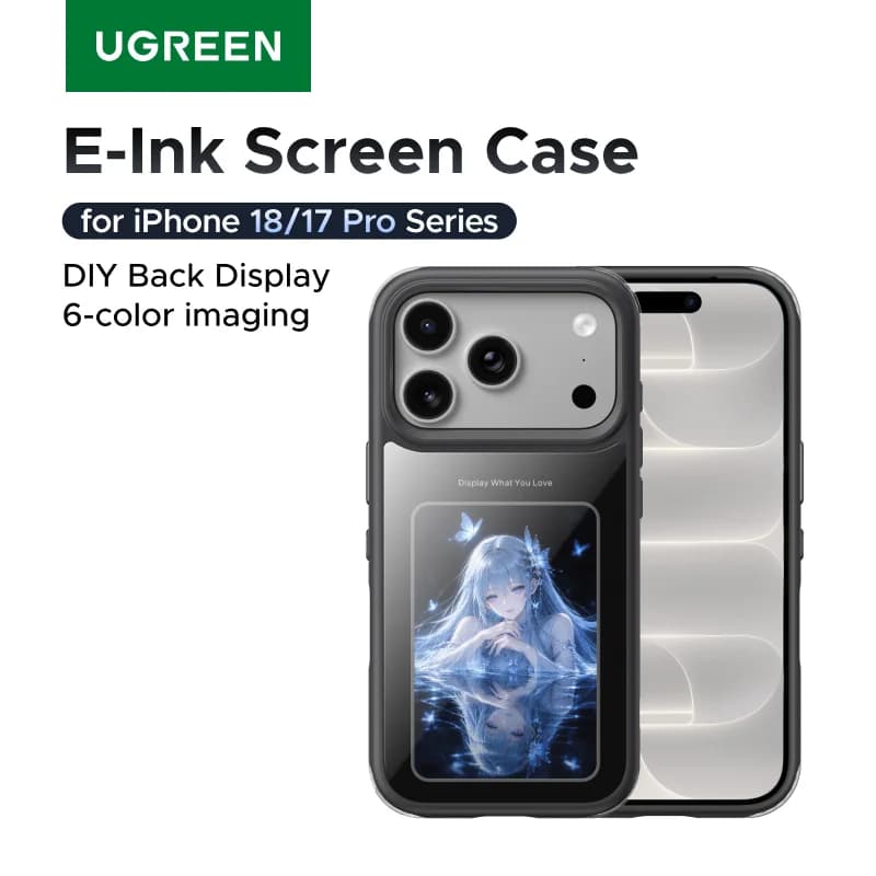 Husă magnetică cu ecran E-Ink pentru iPhone Pro Max