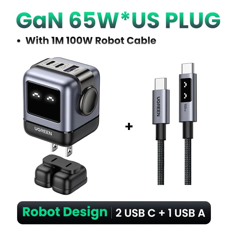 Încărcător perete GaN USB-C 65W, Stecher US