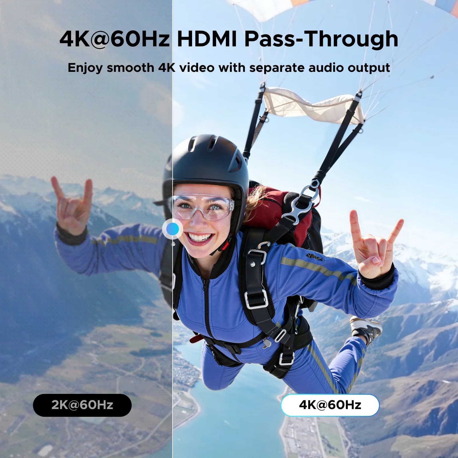 Extractor audio HDMI 4K 60Hz, optic și jack 3.5mm