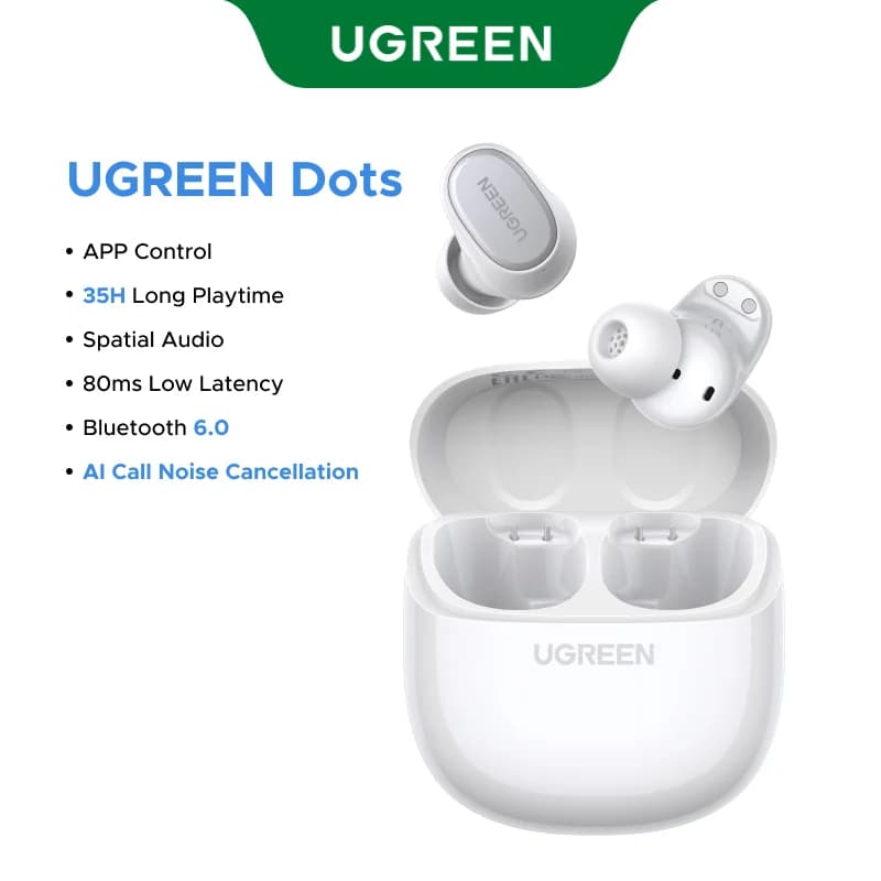 Căști wireless cu Bluetooth 6.0 și control prin aplicație