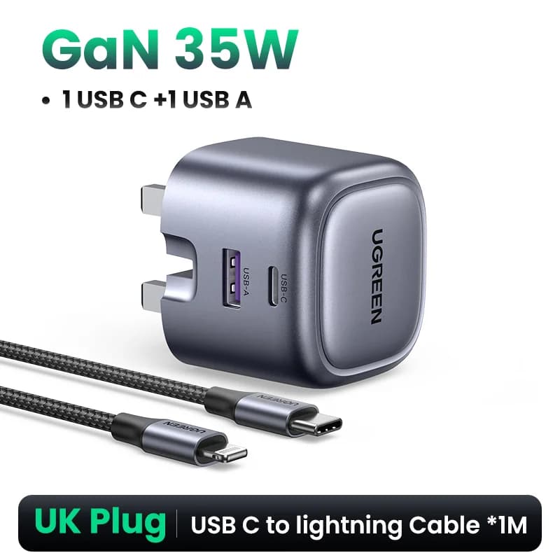 Încărcător rapid GaN USB-C PD 35W