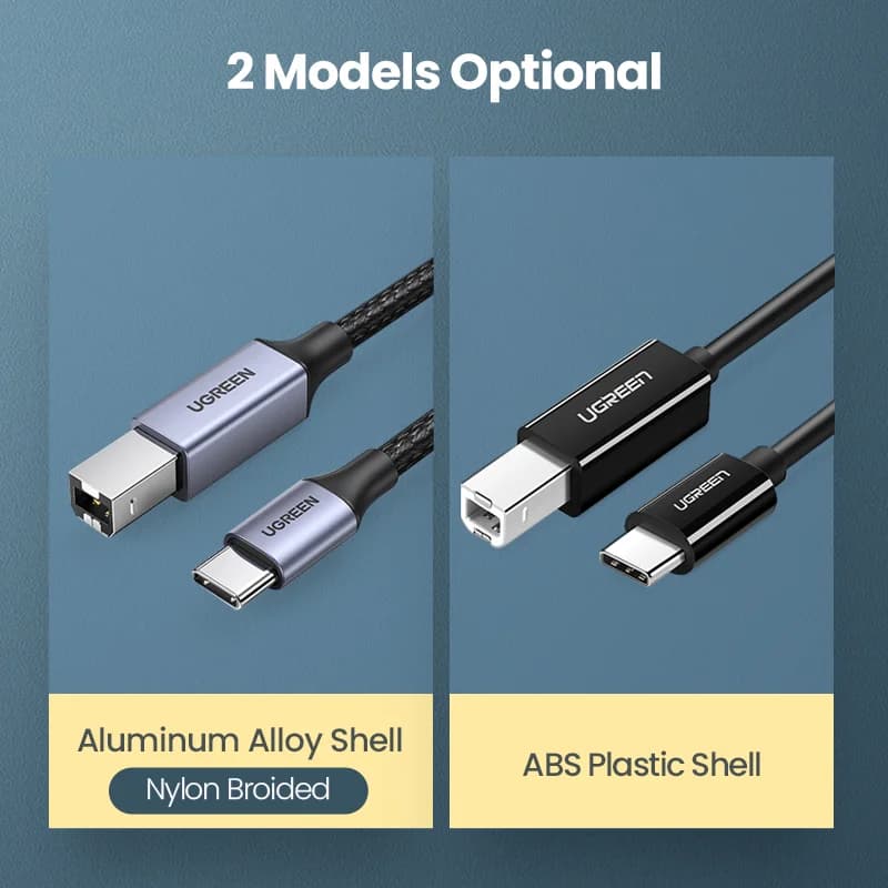 Cablu imprimantă USB-C la USB Type-B 2.0