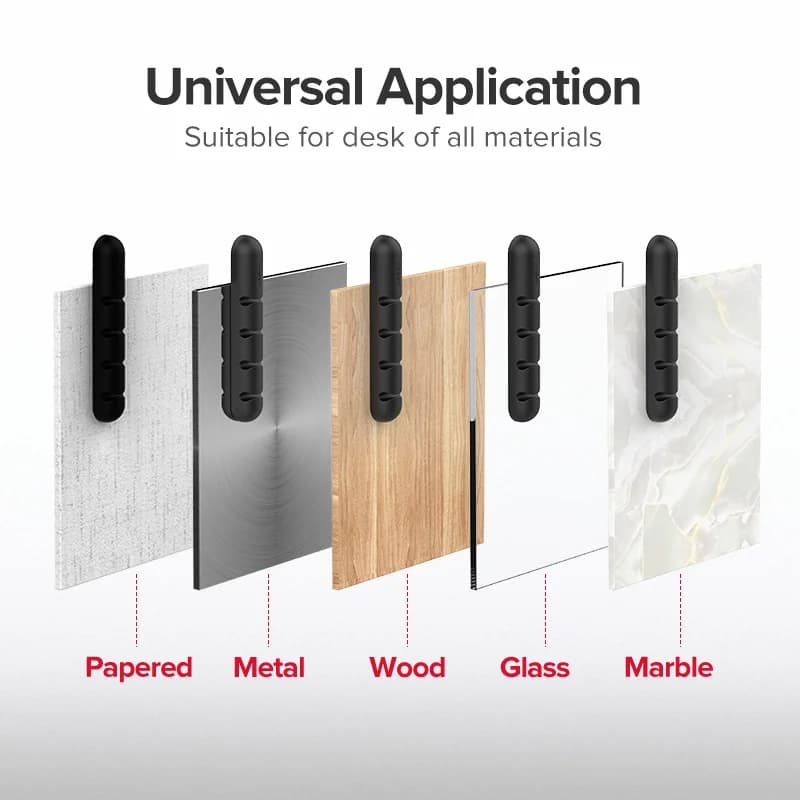 Clipsuri organizatoare cabluri USB din silicon
