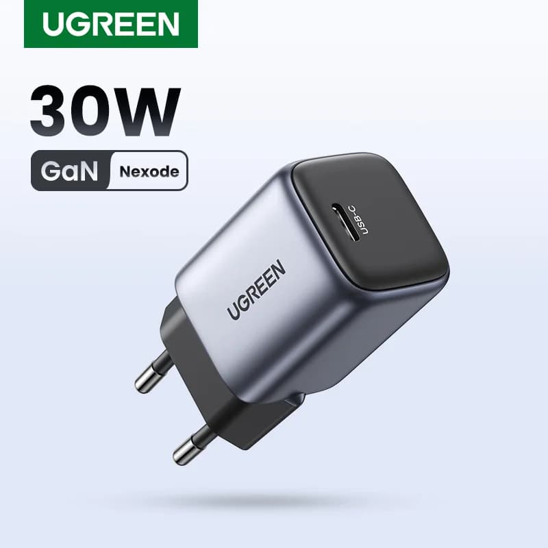 Încărcător rapid GaN 30W cu PD3.0 pentru iPhone și Android