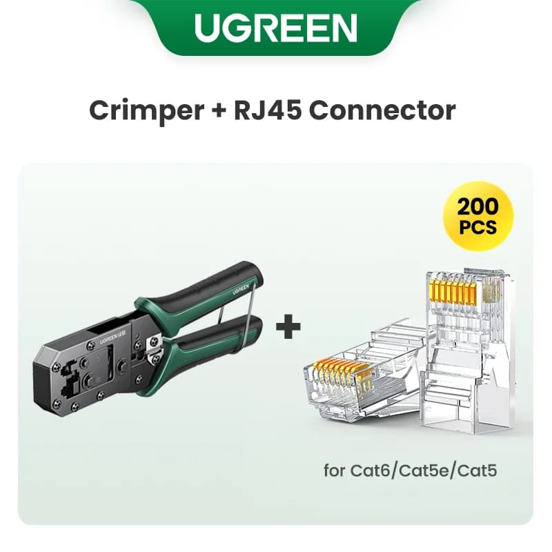 Unealtă de crimpare RJ45 pentru cabluri Ethernet CAT6/7
