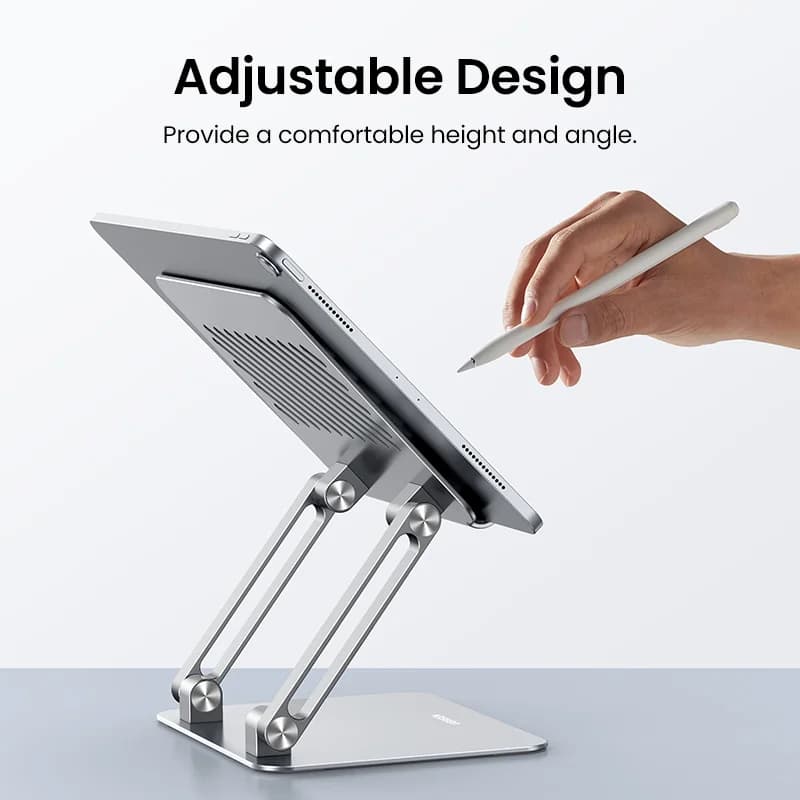 Stand din aluminiu pentru tabletă și telefon