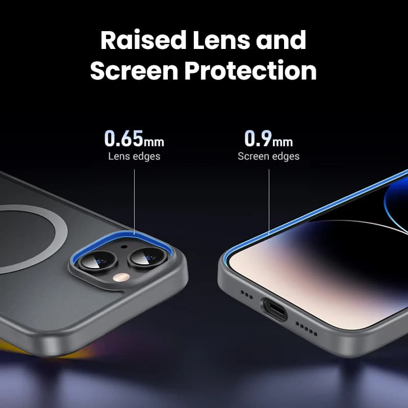 Carcasă magnetică mată, anti-șoc pentru iPhone