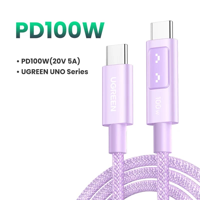 Cablu USB-C la USB-C, 100W PD, 0.5-3m