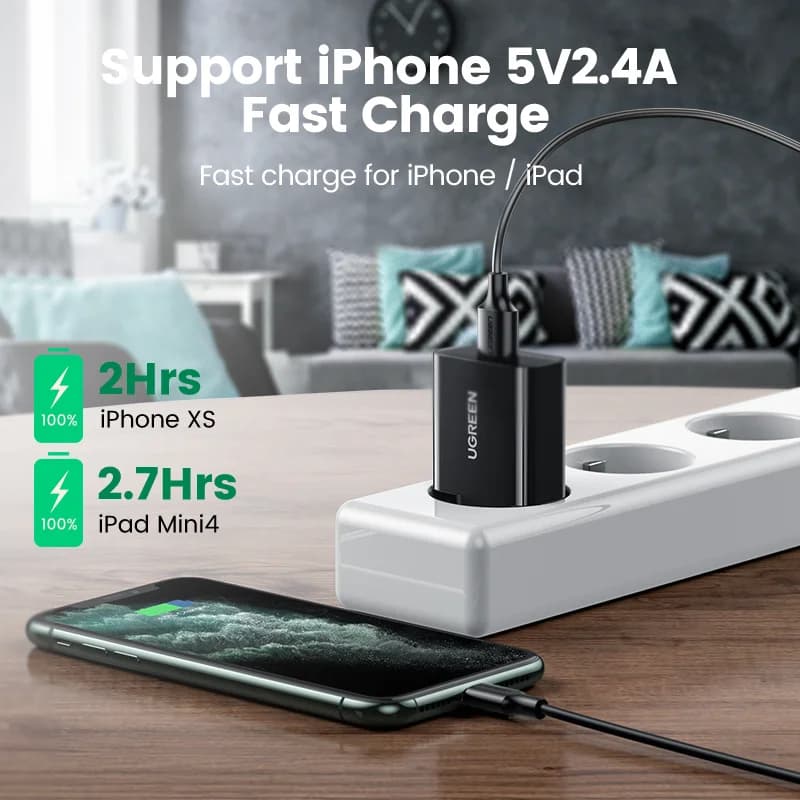 Încărcător de perete USB 18W cu Quick Charge 3.0