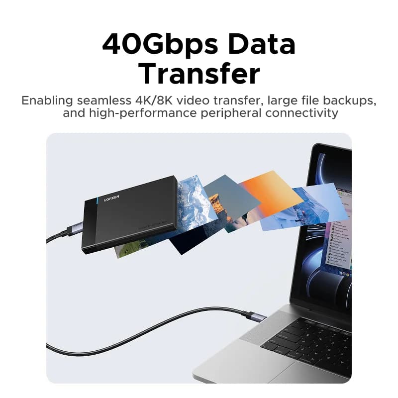 Cablu USB4 USB-C la USB-C 240W