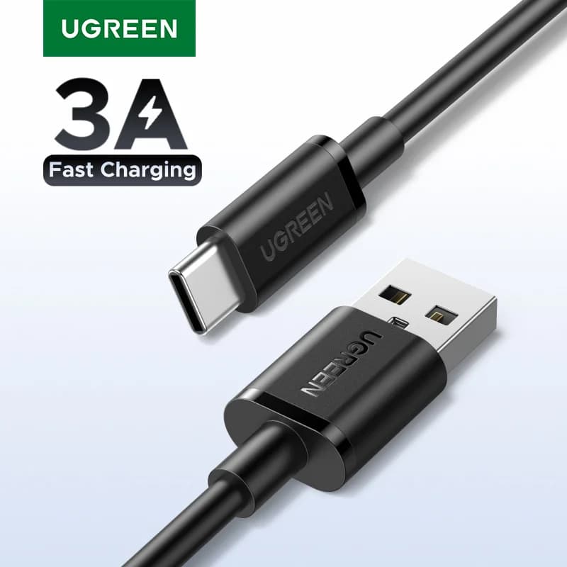 Cablu USB-A la USB-C, 3A, 0.25-3m