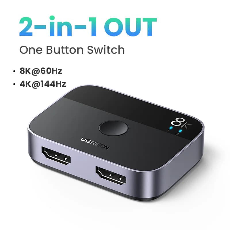 Splitter și comutator HDMI 2.1, 8K 60Hz
