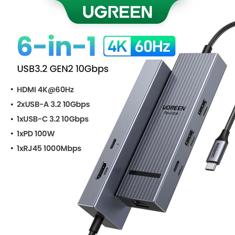 Hub USB-C cu HDMI 4K & PD 100W