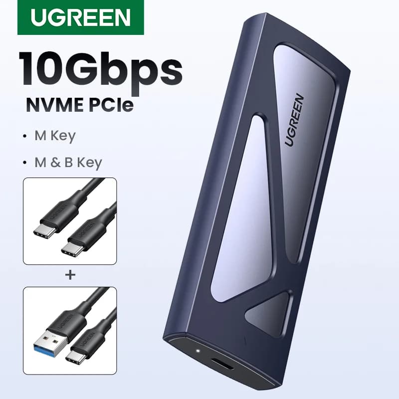 Carcasă SSD M.2 NVMe USB-C 5Gbps