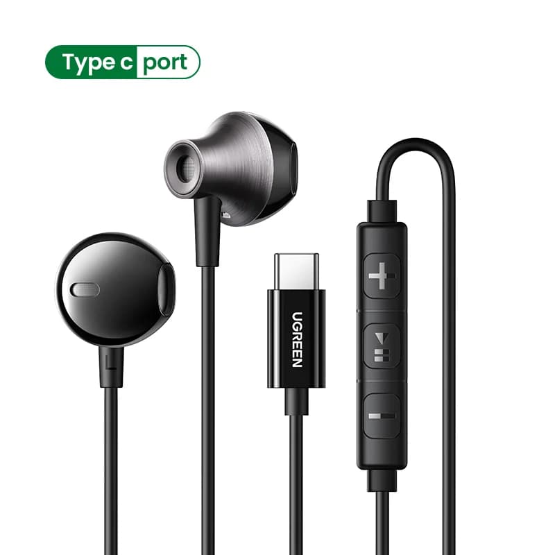 Căști in-ear semi-deschise cu jack 3.5mm și microfon