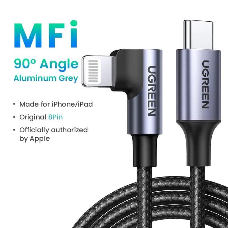 Cablu USB-C la Lightning, 20W PD, MFi