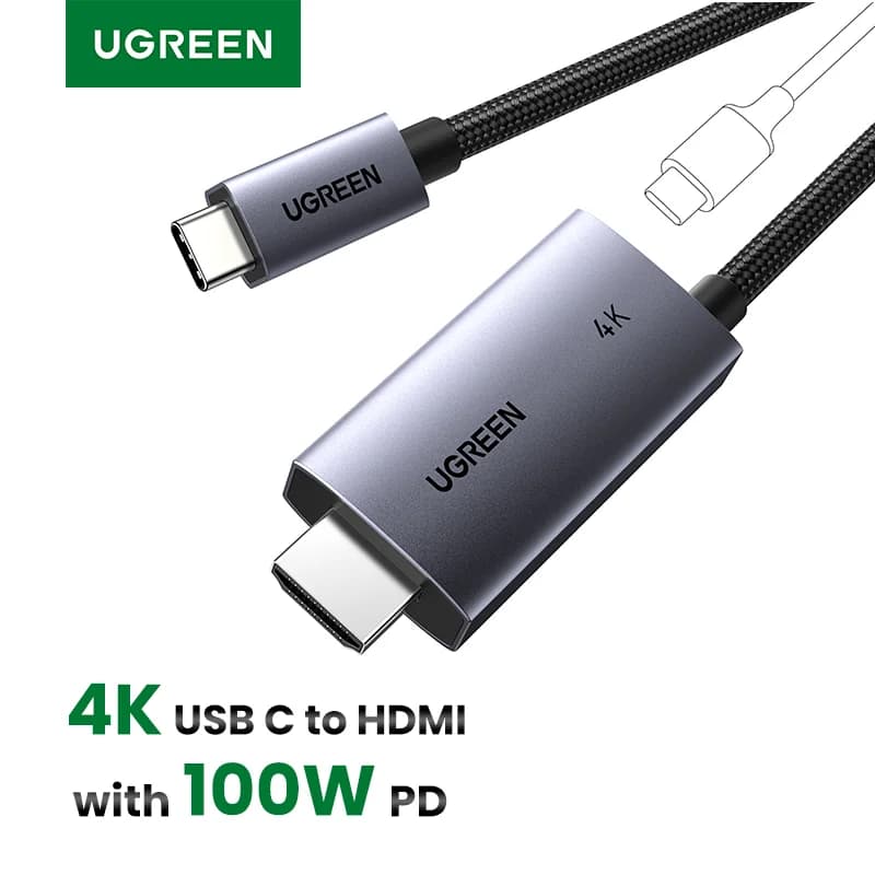 Cablu USB-C la HDMI, 4K@60Hz, PD 100W, 2m