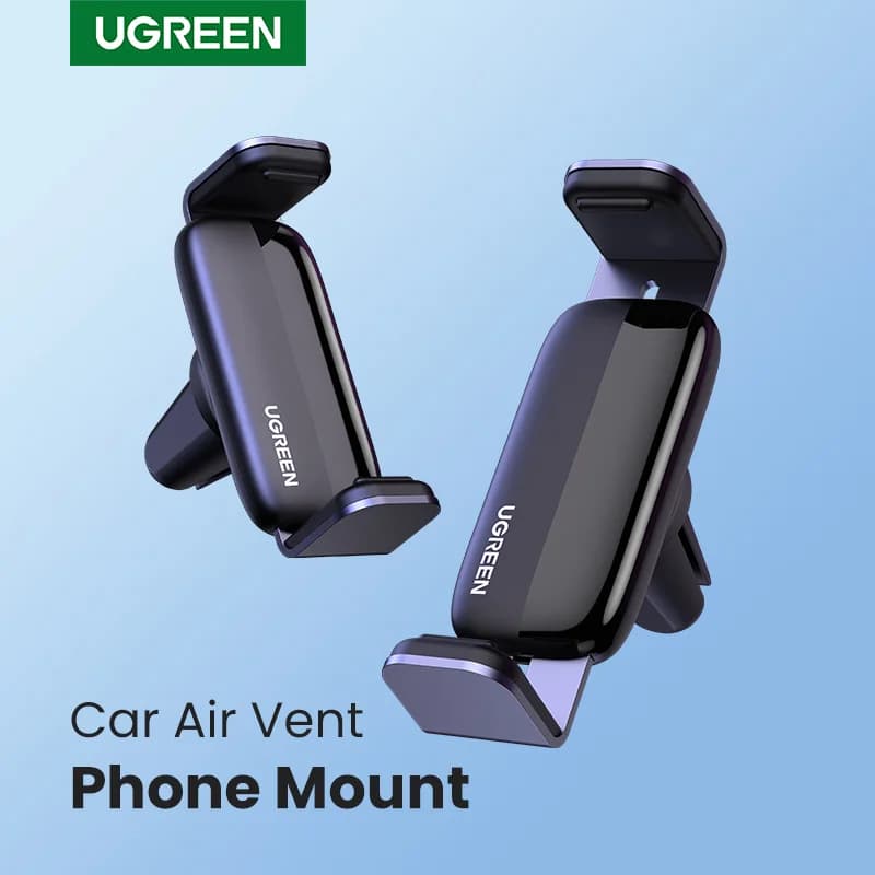 Suport universal pentru telefon auto, prindere în grila de aerisire