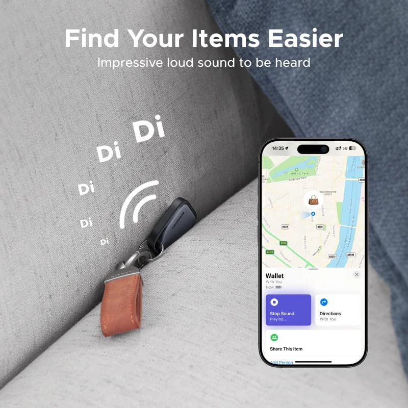 Tracker Bluetooth Smart pentru iOS Find My