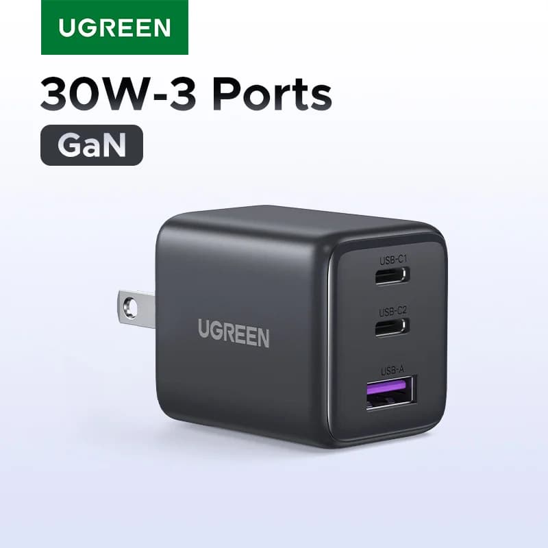 Încărcător GaN USB-C PD 30W, Stecher SUA
