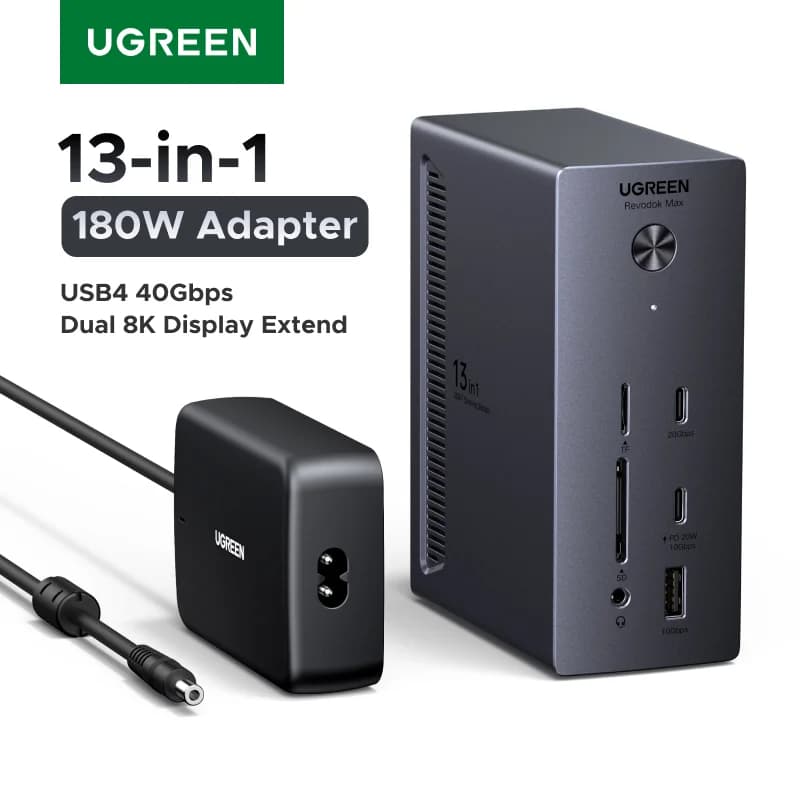 Stație de andocare USB4 cu display 8K și 40Gbps
