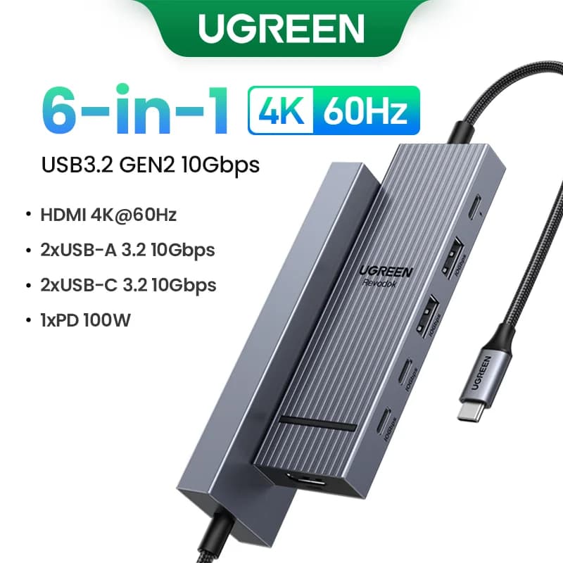 Hub USB-C cu HDMI 4K & PD 100W