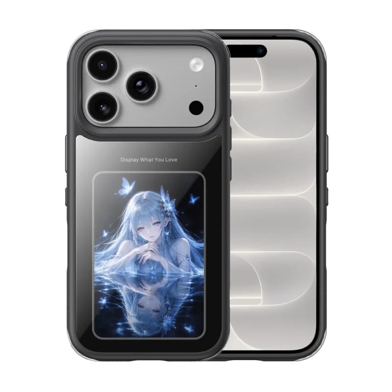 Husă magnetică cu ecran E-Ink pentru iPhone Pro Max