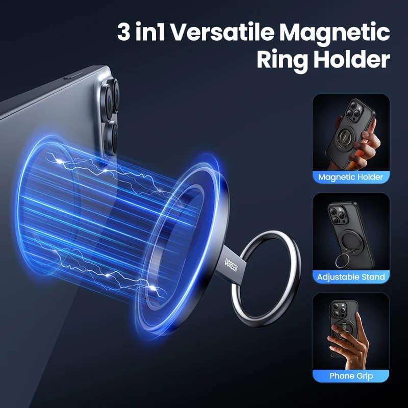 Inel magnetic pentru telefon, rotire 360°