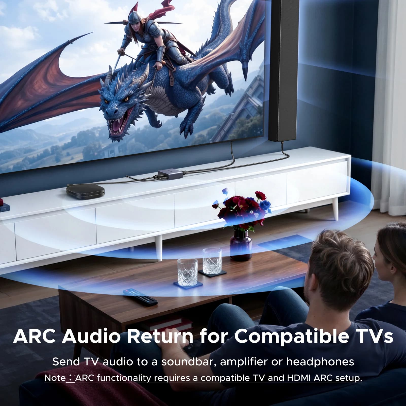 Extractor audio HDMI 4K 60Hz, optic și jack 3.5mm