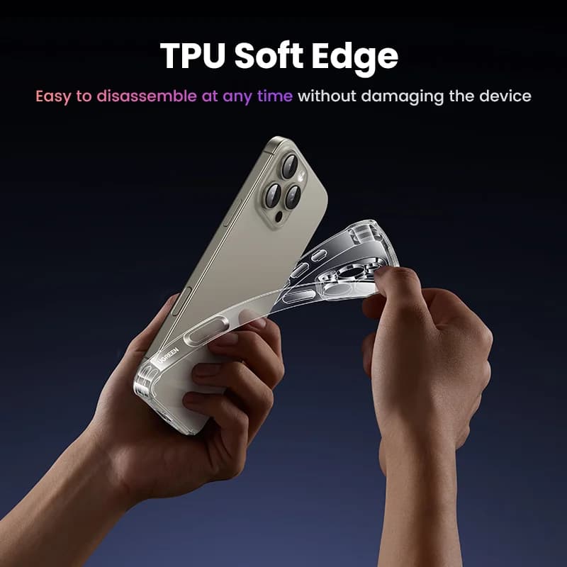 Husă transparentă anti-șoc pentru iPhone